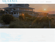 Tablet Screenshot of oceanicrestaurant.com